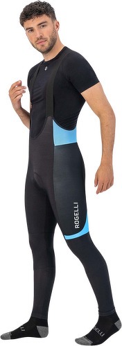 Rogelli-Cuissard Long Velo Avec Bretelless Avec Peau Fuse II - Homme - Noir/Bleu-3