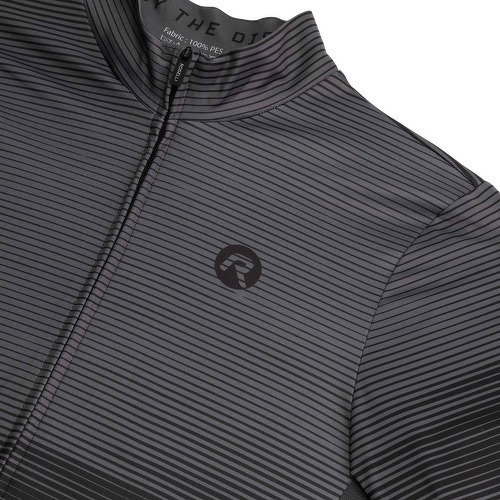 Rogelli-Maillot Manches Courtes Velo Glitch - Homme - Noir/Gris-4