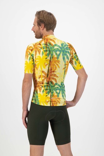 Rogelli-Maillot Manches Courtes Velo Hawaii - Homme - Jaune-3