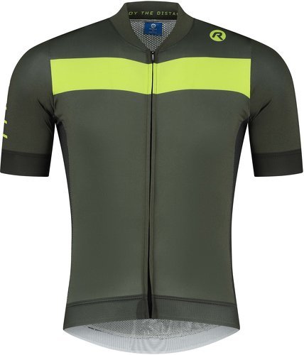 Rogelli-Maillot Manches Courtes Velo Prime - Homme - Vert/Fluor-0