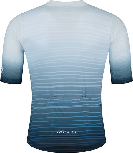 Rogelli-Maillot Manches Courtes Velo Surf - Homme - Bleu/Blanc-1