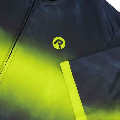 Rogelli-Maillot Manches Courtes Velo Tie Dye - Homme - Vert/Fluor-4