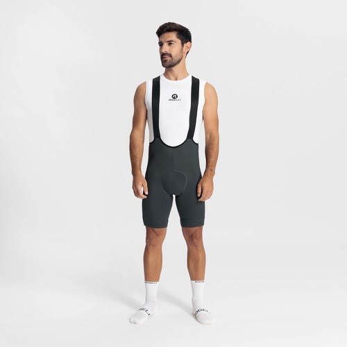 Rogelli-Cuissard Velo Avec Bretelless Ultracing 2.0 - Homme - Graphite-4