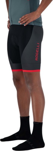 Rogelli-Cuissard Velo Avec Bretelless Fuse - Homme - Noir/Rouge-3