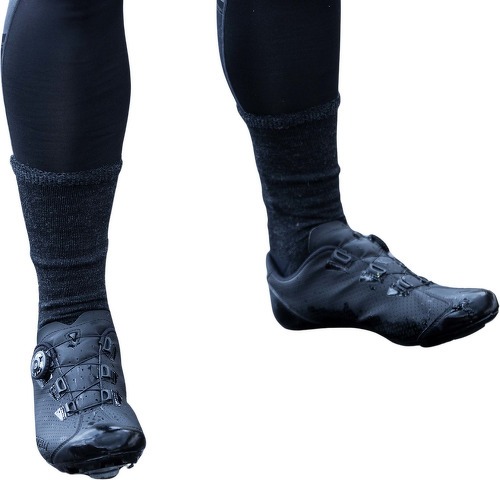 Rogelli-Chaussettes Velo Terry - Unisexe - Anthracite-2