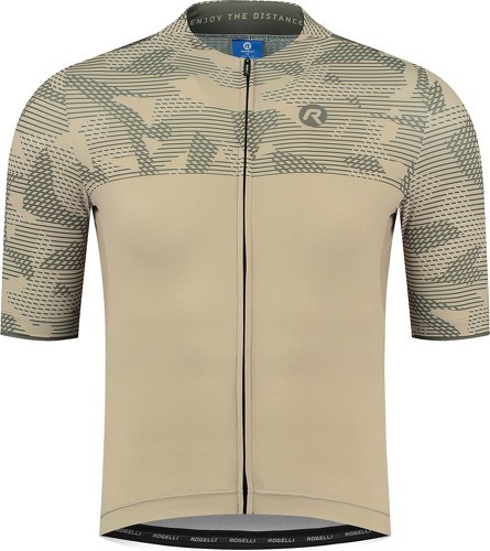 Rogelli-Maillot Manches Courtes Velo Camo - Homme - Sable-image-1