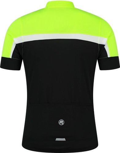 Rogelli-Maillot Manches Courtes Velo Course Kids - Enfant - Noir/Fluor/Blanc-1