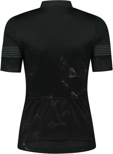 Rogelli-Maillot Manches Courtes Velo Marble - Femme - Noir/Gris-1