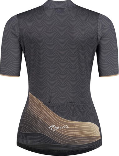 Rogelli-Maillot Manches Courtes Velo Peace - Femme - Gris/Or-2