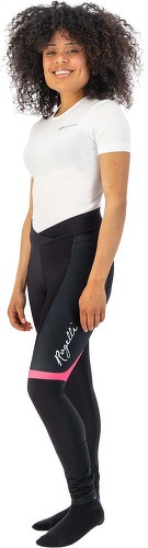 Rogelli-Cuissard Long Velo Sans Bretelless Avec Peau Select II - Femme - Rose/Noir-2