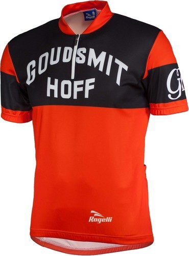 Rogelli-Maillot Manches Courtes Velo Goudsmit Hoff - Homme - Orange-0