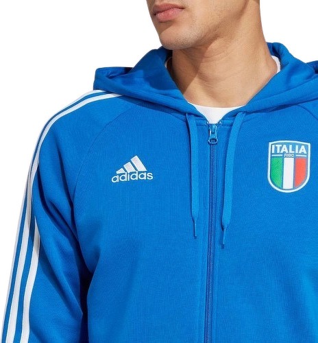 adidas Performance-Veste à capuche zippée Italie-3