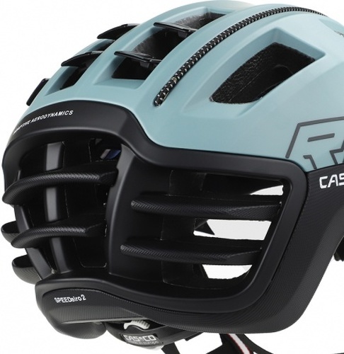 CASCO-CASCO SPEEDairo2 RS GRAVEL GREEN 2 MATT - avec visière VAUTRON incluse-2