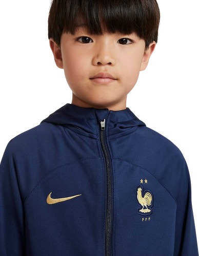NIKE-Survêtement Entraînement France Strike Bleu Junior-1