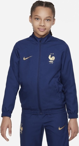 NIKE-Survêtement France Strike Bleu Junior-2