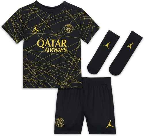 NIKE-Mini Kit Jordan x PSG 4th Noir Bébé-0