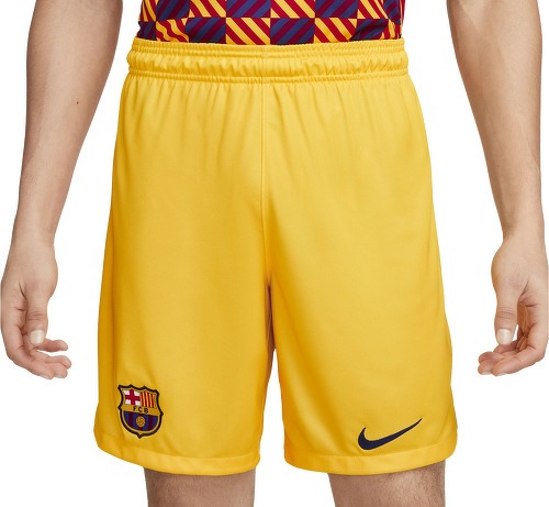 NIKE-Short Barça 4th 2023 Jaune-0