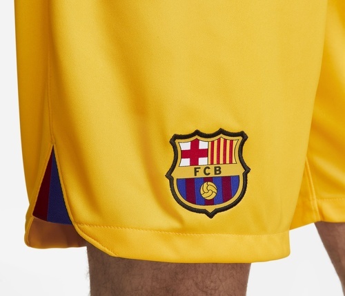 NIKE-Short Barça 4th 2023 Jaune-3