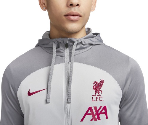 NIKE-Survêtement Liverpool Strike Gris-2