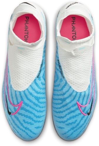 NIKE-Nike Phantom GX Elite DF FG Blanc/Bleu-2