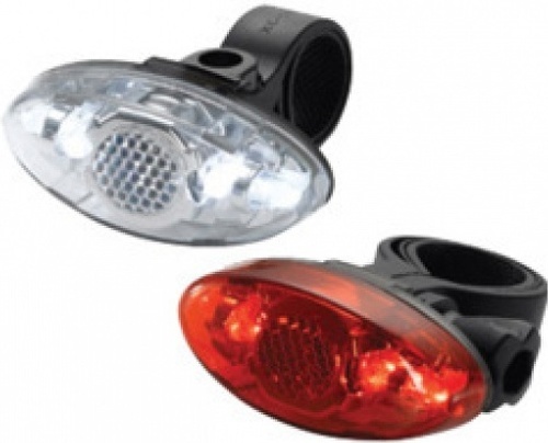 Torch-Torch Light Set-White Bright Spot 4+Tail Bright Spot 4 - Eclairage de vélo de ville-0