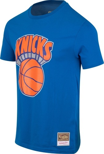 Mitchell & Ness-T-shirt New York Knicks Team Logo Bleu-0