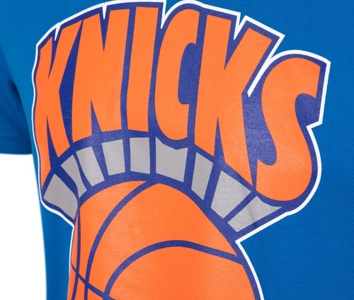 Mitchell & Ness-T-shirt New York Knicks Team Logo Bleu-2