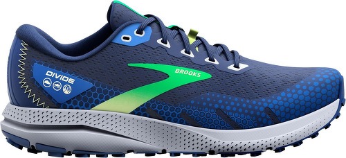 Brooks-Chaussures de trail Bleu Homme Brooks Divide 3-image-1