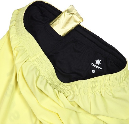 Saysky-Saysky Pace Shorts 5" Yellow-3