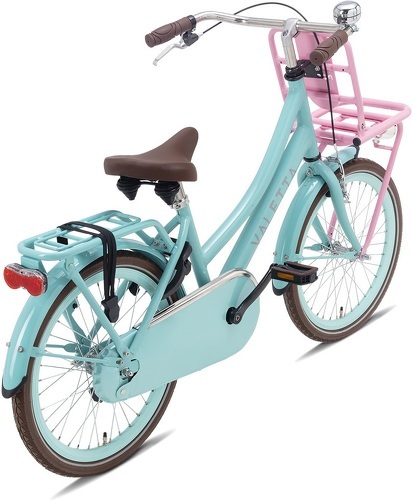 Valetta-Vélo Enfant Valetta Cargo - Filles - 20 pouces - Turquoise / Rose-2