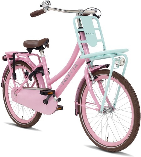 Valetta-Vélo Enfant Valetta Cargo - Filles - 20 pouces - Rose / Menthe-1