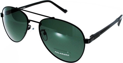 Ad Sol-Lunettes de soleil AD SOL 208060C4 métal noir verre vert polarisé-0