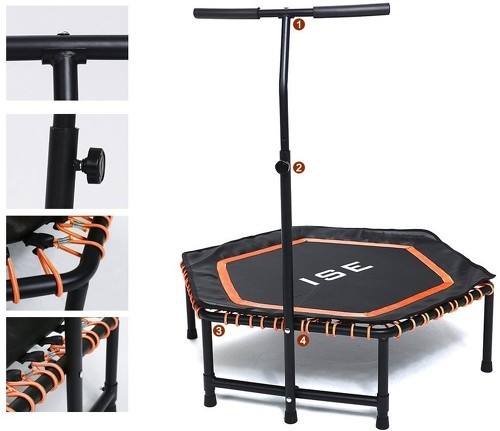 ISE-ISE Trampoline de Fitness (orange) - Auckland SY-1105-4