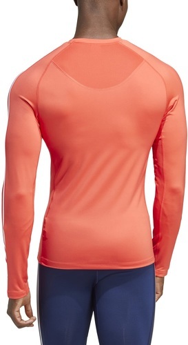 adidas Performance-T-shirt à manches longues Techfit 3-Stripes Training-1
