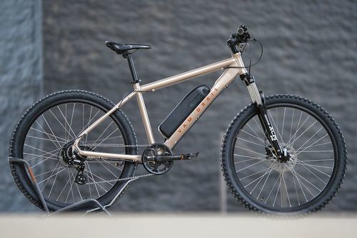 VamDrais-Vélo tout térrain Mont d'Or Power - 27,5", Couple moteur 55NM, Batterie amovible 369WH 11Ah, Fourche Suntour 110mm, Mono plateau, 8 vitesses SHIMANO Altus-1