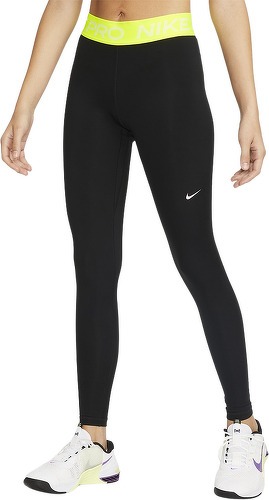 NIKE-PRO WOMEN'S MID-RISE MESH-PANELED LEGGINGS-2