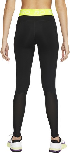 NIKE-PRO WOMEN'S MID-RISE MESH-PANELED LEGGINGS-3