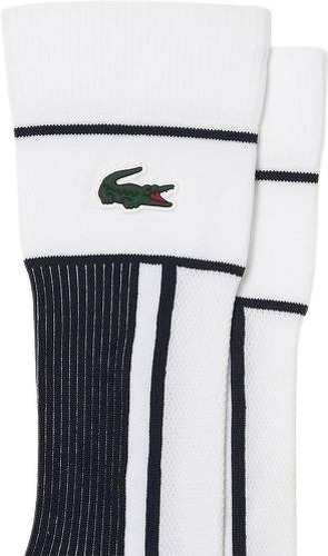 Lacoste Chaussettes Sport Jersey Blanc Bleu Colizey