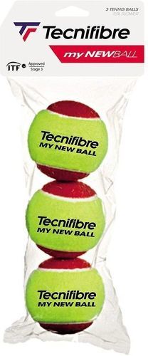 TECNIFIBRE-Lot de 3 balles de tennis enfant Tecnifibre My new ball-image-1