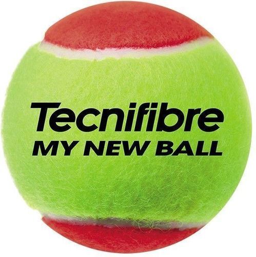 TECNIFIBRE-Balles Tecnifibre Tennis My New Ball Rouge x3-1