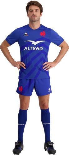 LE COQ SPORTIF-Maillot France Rugby Domicile 2022/2023 Bleu-3