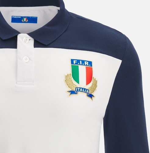 MACRON-Maillot Extérieur coton Italie Rugby 2022/23-2