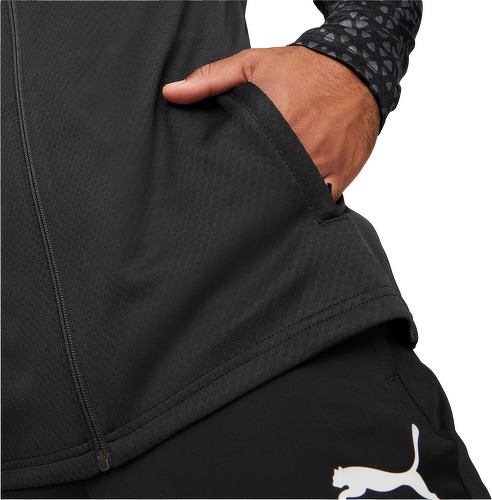 PUMA-Haut d'entraînement Puma teamCUP Training 1/4 Zip noir-3