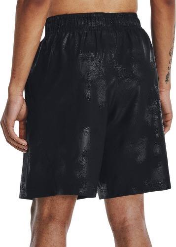 UNDER ARMOUR-Short Under Armour Woven Emboss noir-1