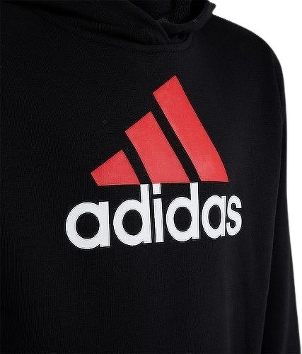 adidas Sportswear-Sweat-shirt à capuche bicolore en coton Big Logo Essentials-2