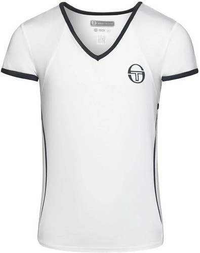 SERGIO TACCHINI-Maillot de sport Blanc Fille Sergio Tacchini Eva-0