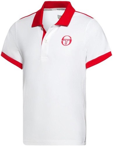 SERGIO TACCHINI-Polo de tennis Blanc Garçon Sergio Tacchini Club Tech-0