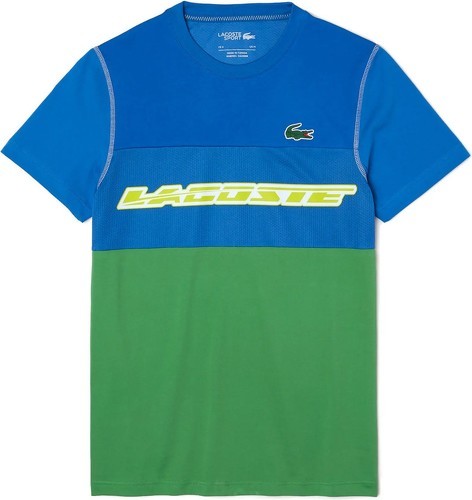 LACOSTE-Lacoste T-Shirt Tennis x Daniil Medvedev Heren Blauw Groen-image-1