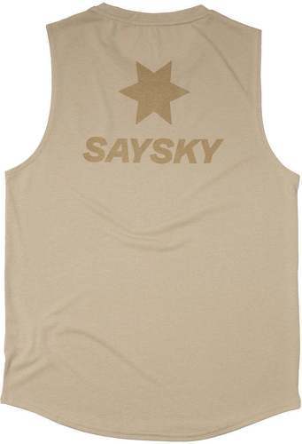 Saysky-Saysky Logo Motion Tank Beige-1