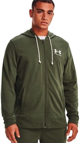 UNDER ARMOUR-Under Armour UA Rival Terry Left Chest Full-zip Hoodie-image-1